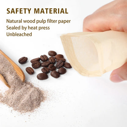 100Pcs  Biodegradable Paper filter bags