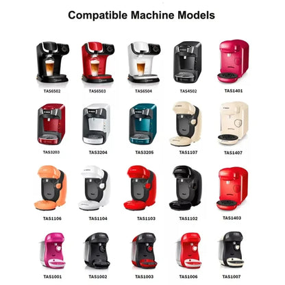 Reusable Coffee Capsule Pods Compatible with Bosch Tassimo Machines