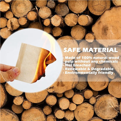 100Pcs  Biodegradable Paper filter bags