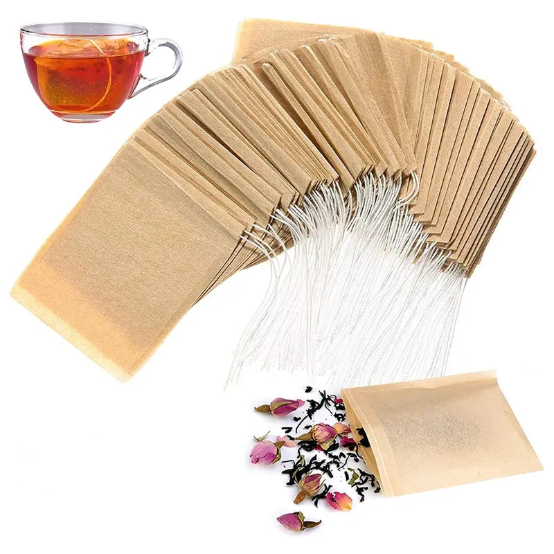 100Pcs  Biodegradable Paper filter bags