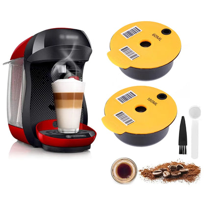 Reusable Coffee Capsule Pods Compatible with Bosch Tassimo Machines
